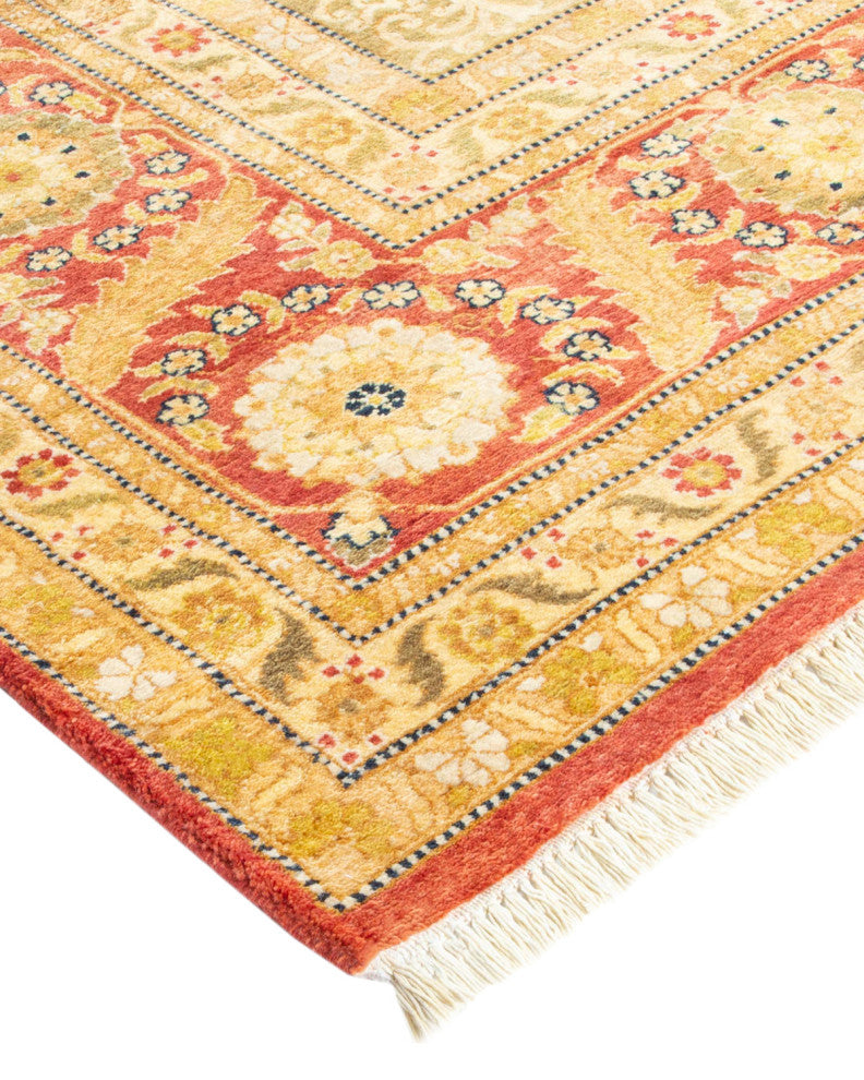 Mogul, One-of-a-Kind Hand-Knotted Area Rug Orange, 8'0"x9'10"
