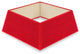 Tree Nest Decorations Contemporary Canvas Tree Skirt, Large, Red