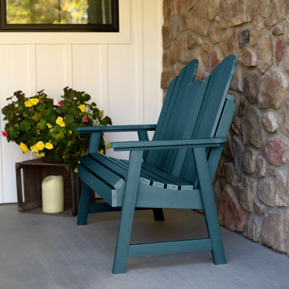 Hamilton 4' Dining Height Bench, Nantucket Blue