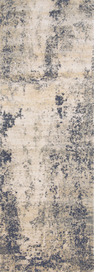 Teagan TEA-07 Area Rug, Natural/Denim, 2'8"x4'