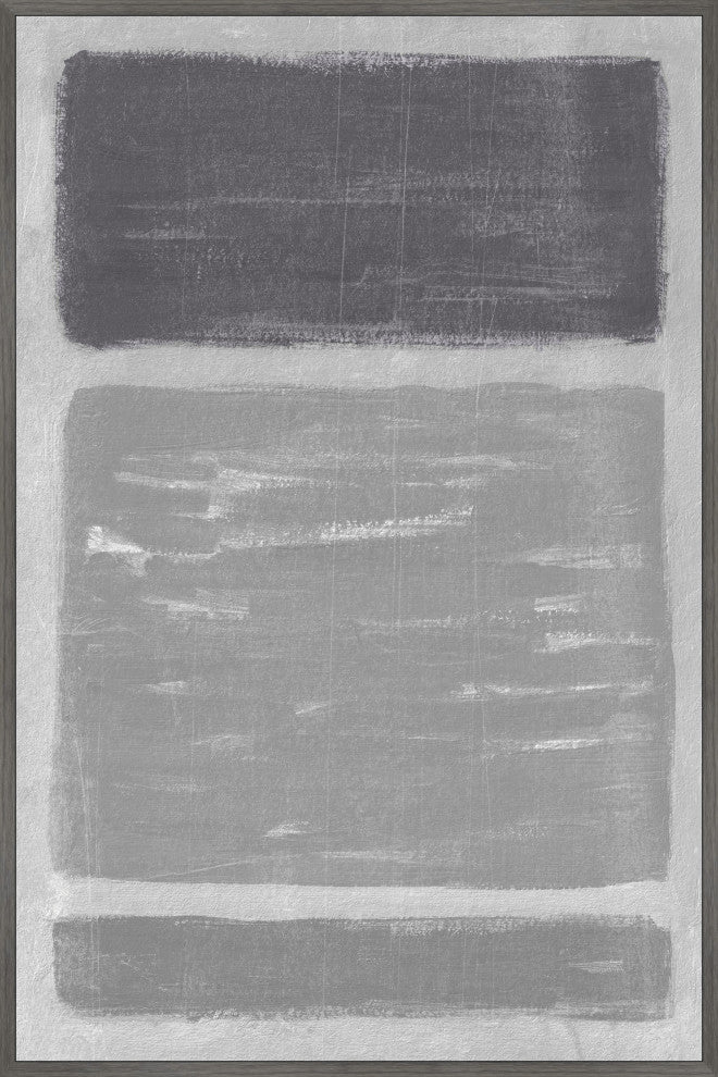 "Justified End" Floater Framed Painting Print on Canvas, 24x36