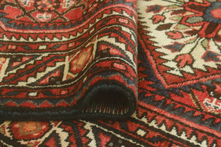 Fine Vintage Distressed Adrion Red/Ivory Runner, 3'9 x 10'4