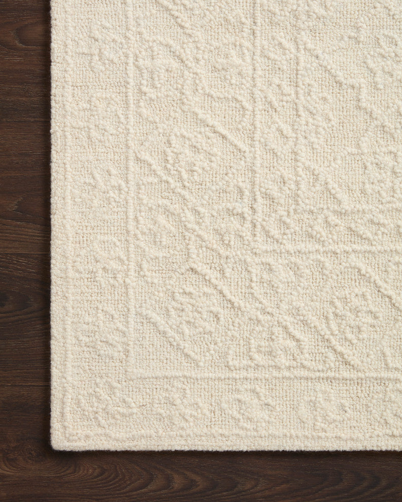 Loloi Cecelia Ivory / Ivory 2'-6" x 9'-9" Area Rug