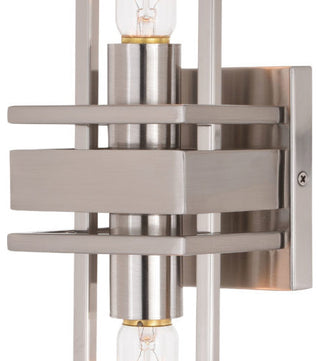 Marquis 2-Light Wall Light Satin Nickel
