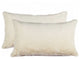 HomeRoots 12" x 20" x 5" Natural, Cowhide Pillow 2-Pack