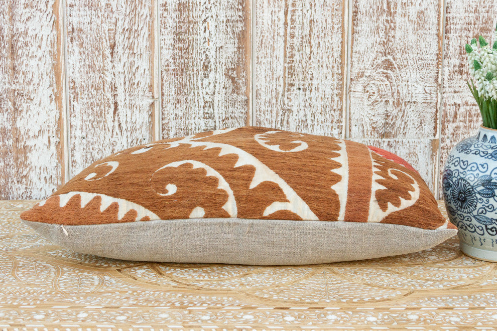 Llida Thuja Suzani Lumbar Pillow