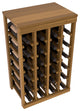 24-Bottle Kitchen Wine Rack, Redwood, Oak+ Satin