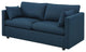 Armchair and Sofa Set, Fabric, Navy Blue, Modern, Living Lounge Hospitality