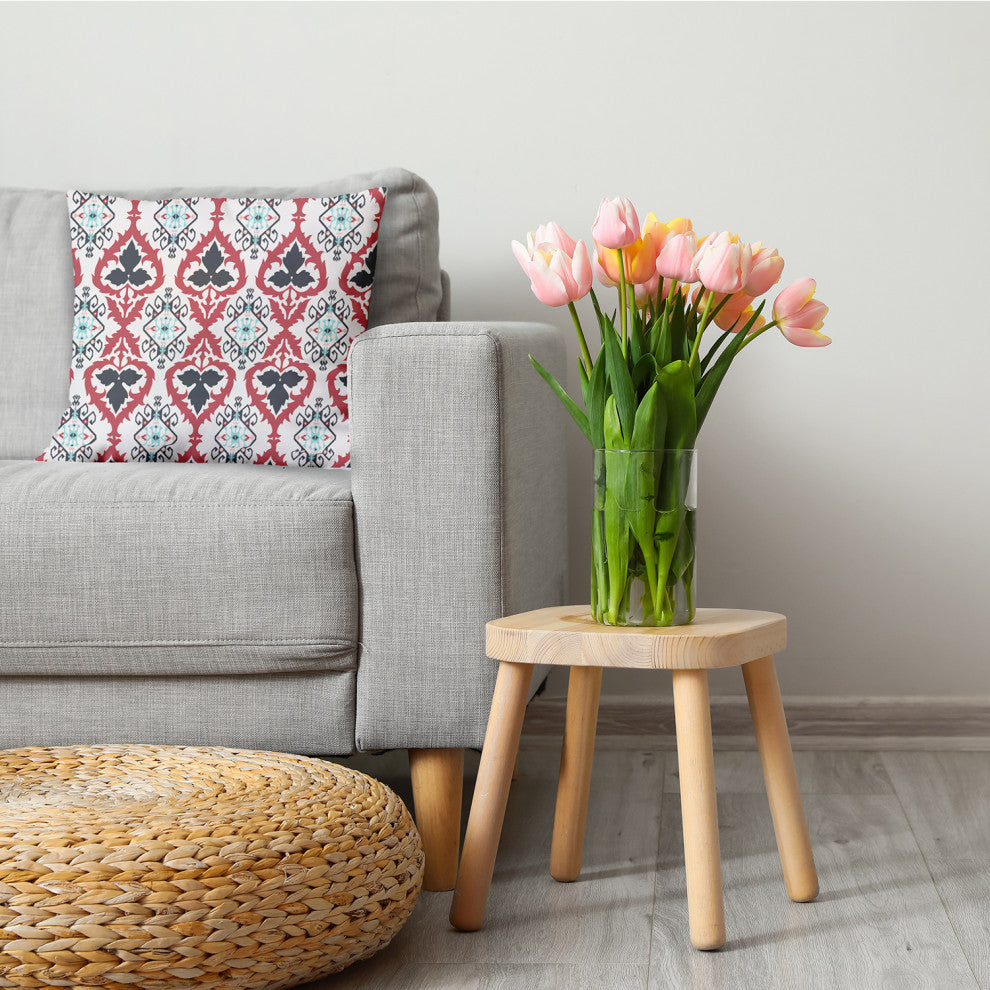 Bombay Decorative Throw Pillow, Pepper, 26"x26"