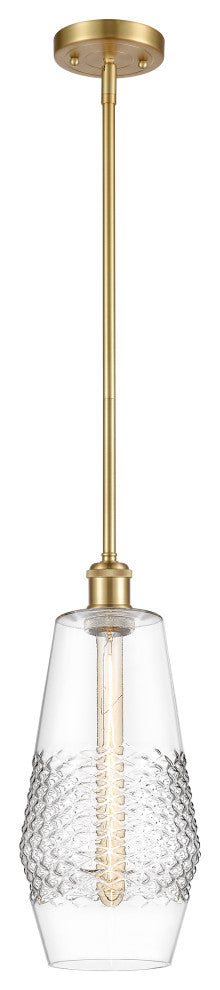 Innovations 516-1S-SG-G682-7-LED 1-Light Mini Pendant, Satin Gold
