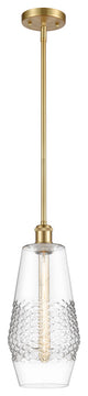 Innovations 516-1S-SG-G682-7-LED 1-Light Mini Pendant, Satin Gold
