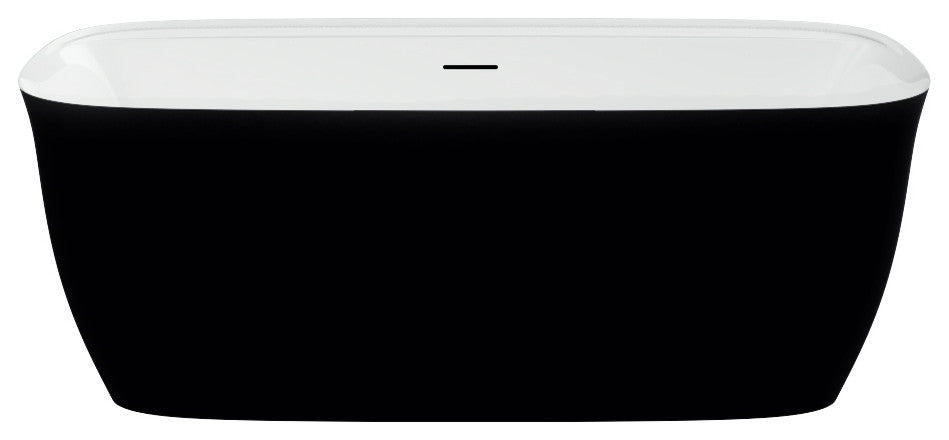 Panya 63" Bathtub, Black