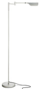 Brightech Leaf - Adjustable Pharmacy LED Floor Lamp for Reading & Crafts, Platin