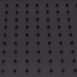 12"x12" Square Thin Shower Head, Matte Black