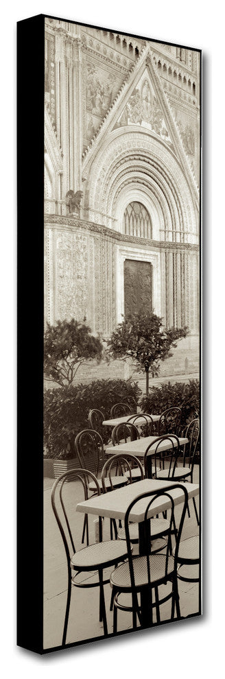 Alan Blaustein 'Orvieto Caffe I' Canvas Art, 10x32