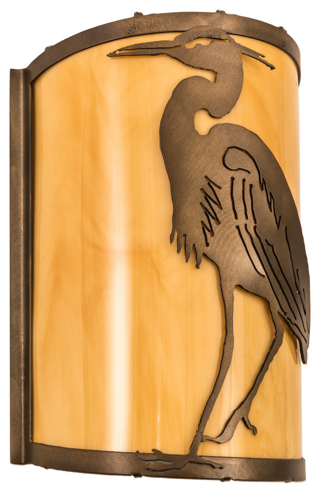 8W Heron Wall Sconce