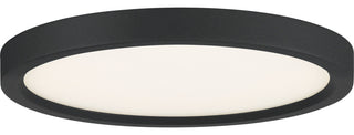 Quoizel OST1711 Outskirts 11"W LED Flush Mount Ceiling Fixture - Earth Black
