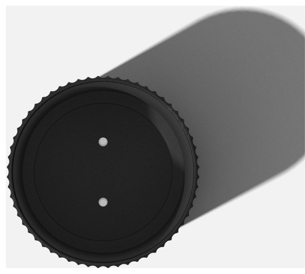 Veradek Demi Series Planter, Black, 16", 2 Pack
