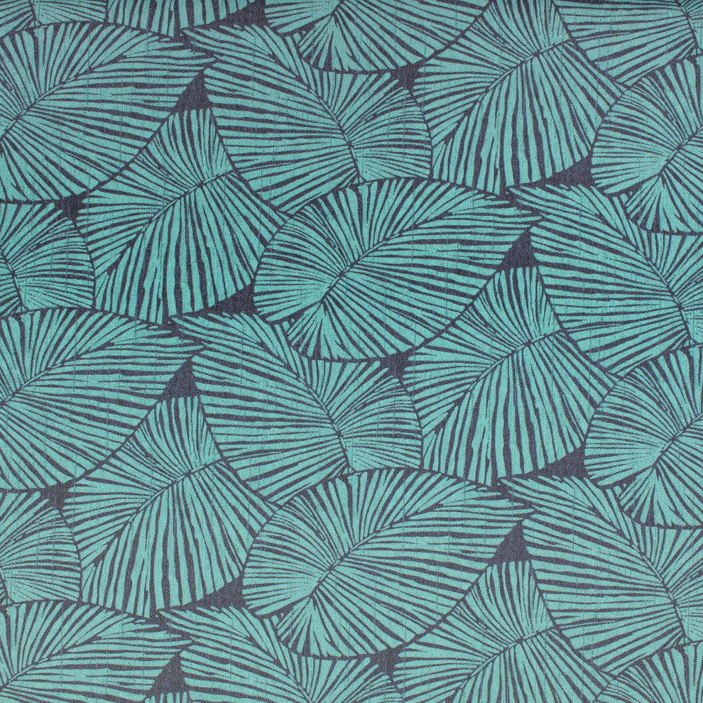 Blue Tropical Outdoor Pillows, Set of 2, 14x24