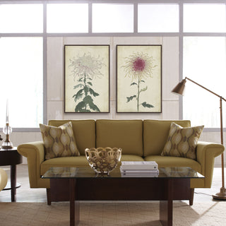 Spaghetti Blooms Diptych, 80x60
