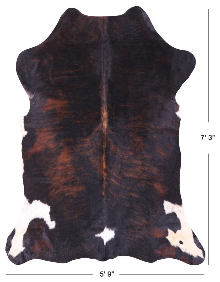 Natural Cowhide Rug 7' 3" X 5' 9" C1515
