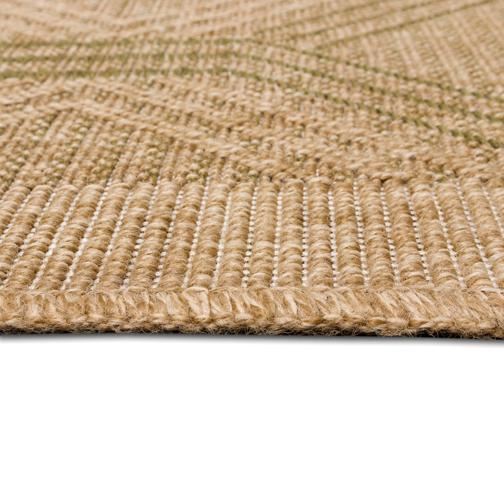 Sahara Links Indoor/Outdoor Rug Green 6'6"x9'3"