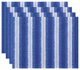 Sea Lines, Stripe Print Placemat, Set of 4, Blue