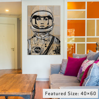 "Orbit Gallery" by Loui Jover, 18x12x1.5"