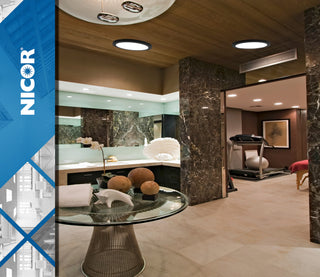 DSE 9" Black Round Selectable LED Surface Mount Downlight