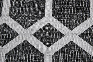 Weave & Wander Granada Flatweave Black / White Transitional Area Rug