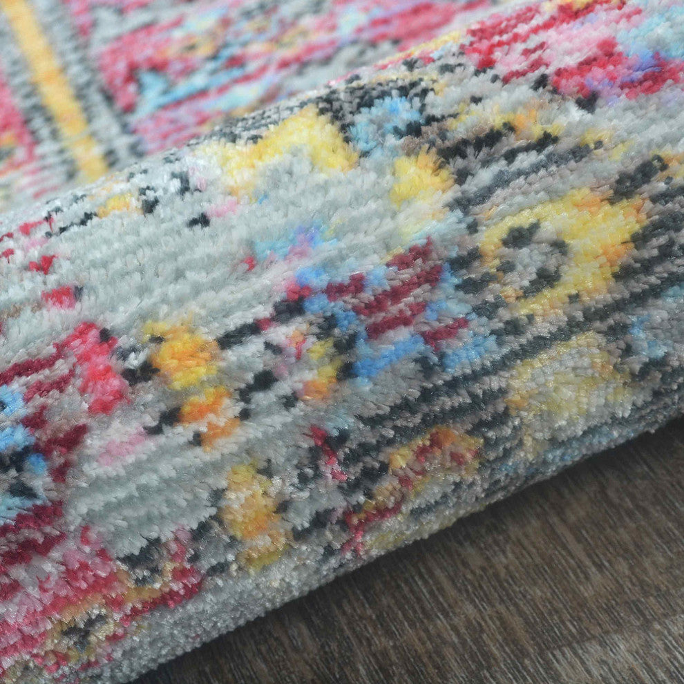 MACHINE MADE POLYESTER AREA RUGS  -Multicolor, Oriental ,Rugs for Living Room