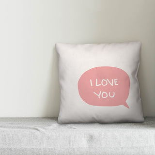 Love You More Reversible 16x16 Throw Pillow