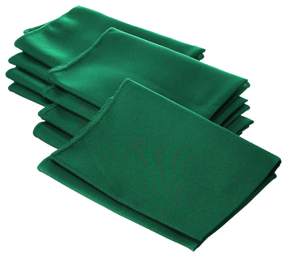 LA Linen Polyester Poplin Napkin, 10 Pack, Teal