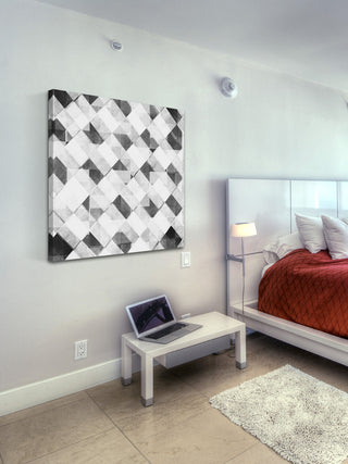 "Restricted Compilation" Painting Print on Canvas