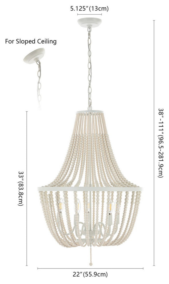 Safavieh Elanie Pendant Cream