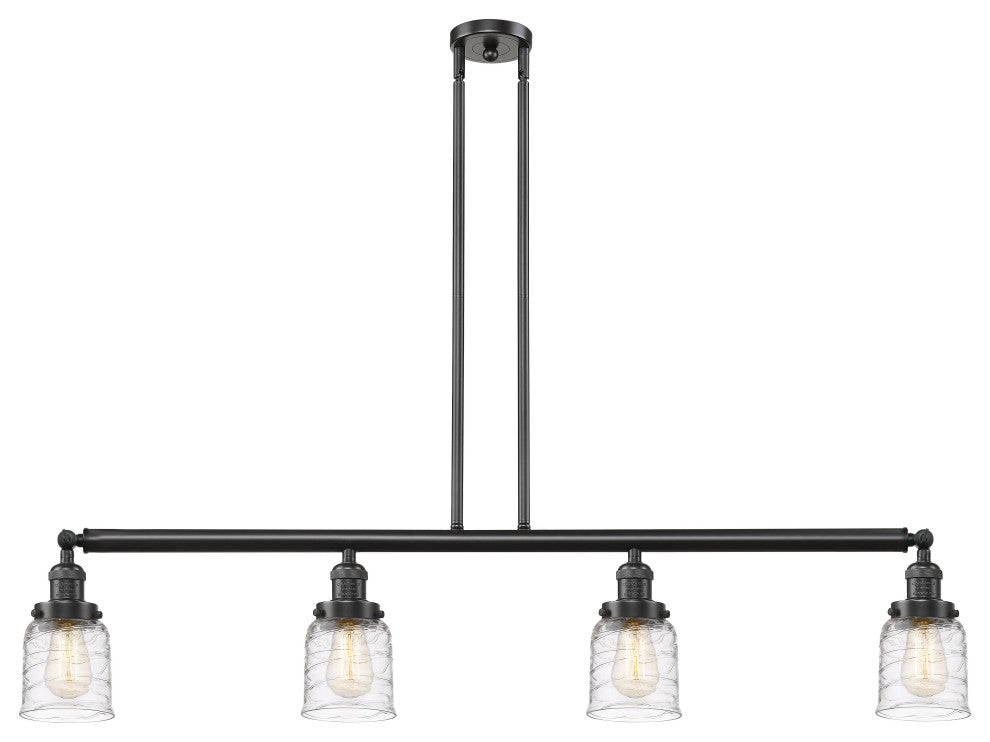 INNOVATIONS 214-OB-G513 4-Light Island Light Oil Rubbed Bronze