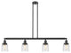 INNOVATIONS 214-OB-G513 4-Light Island Light Oil Rubbed Bronze