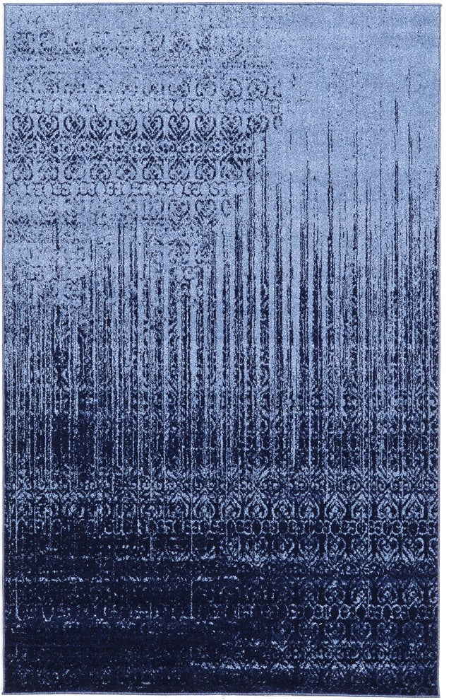 Unique Loom Blue Del Mar Jennifer 5' 0 x 8' 0 Area Rug