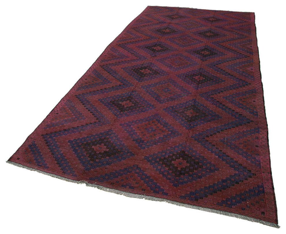 Rug N Carpet - Handmade Oriental 5' 9'' x 12' 2'' Unique Wool Kilim Rug