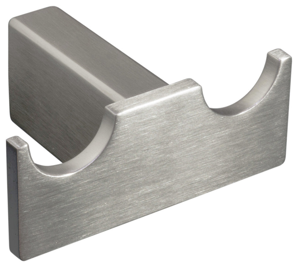 Celeste Platinum Bathroom Towel Hook Double Robe Brushed Nickel Stainless Steel