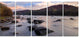 Rocky Mountain River in Autumn, Seashore Wall Art on Canvas, 60"x28", 5 Panels