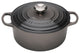 Le Creuset Signature Cast Iron Round Casserole, 24 cm, Flint