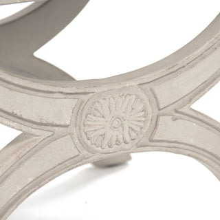 Beatrice Stool, Off-White Linen