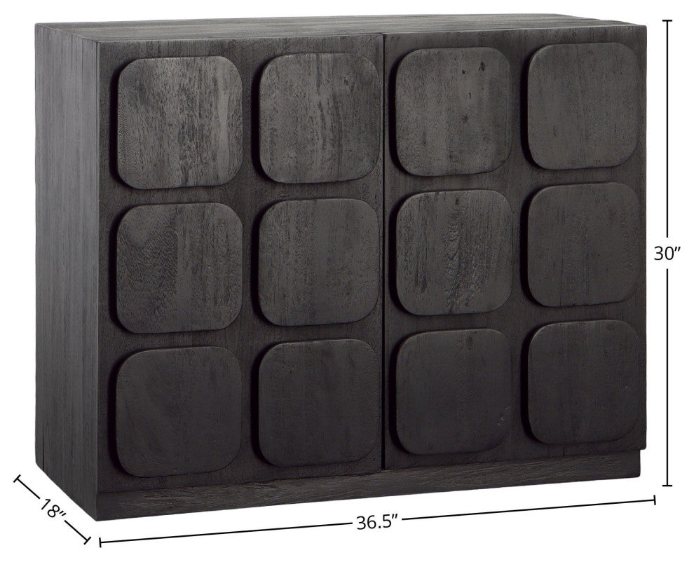 Melody 37" Wide Sideboard, Black