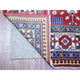 Red Caucasian Design Wool Afghan Super Kazak Hand Knotted Oriental Rug 6'4"x9'4"