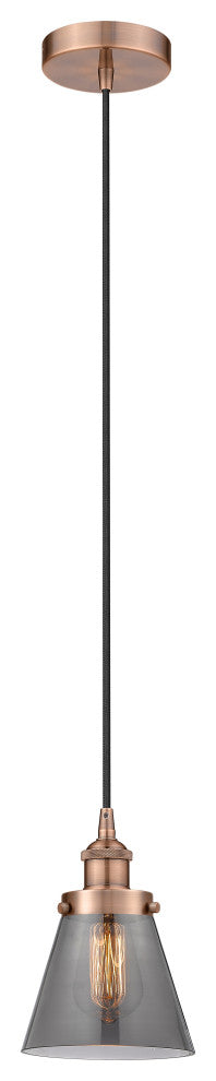 Innovations 616-1PH-AC-G63 1-Light Mini Pendant, Antique Copper