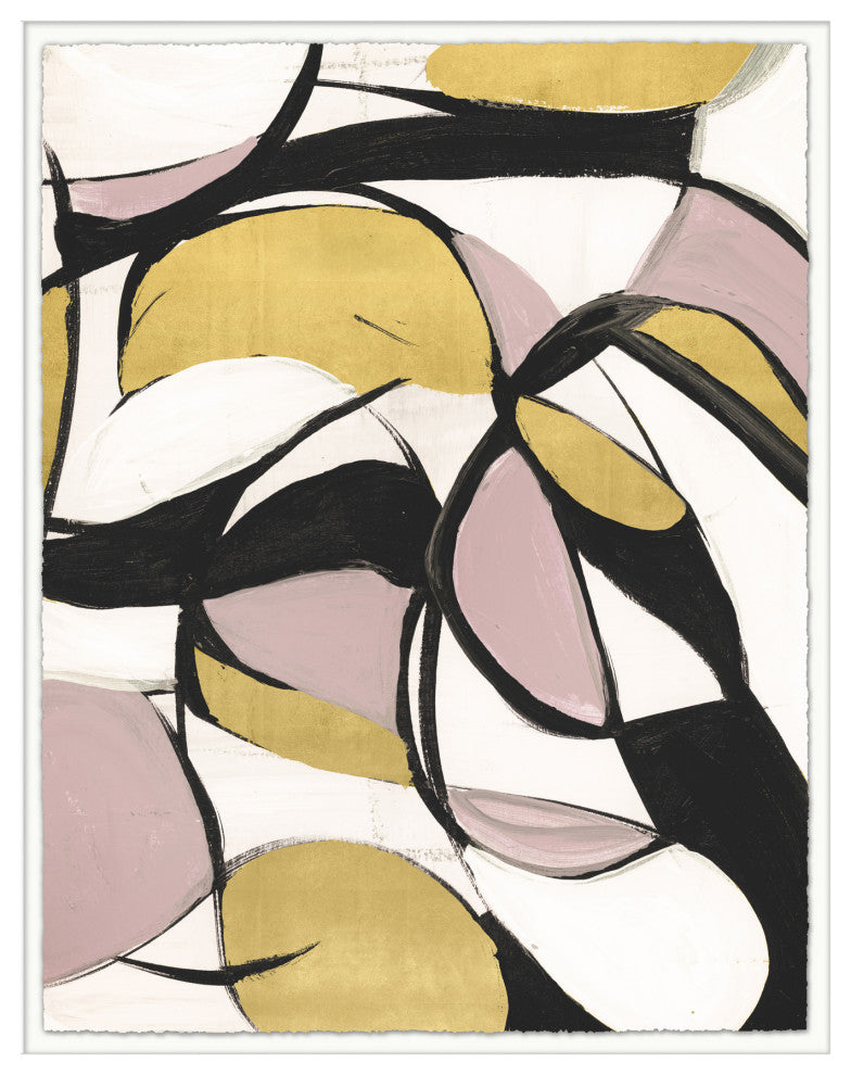 In The Crowd Gold, Giclee Reproduction Artwork