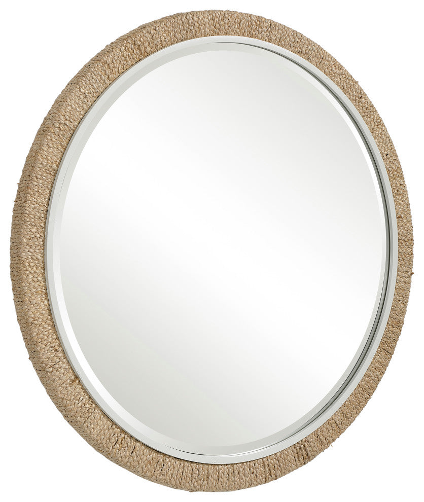 Uttermost Carbet Round Rope Mirror