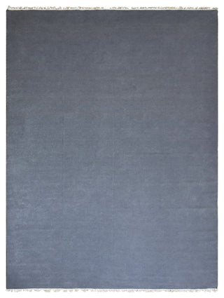 HAND WOVEN FLAT WEAVE KILIM WOOL ECO-FRIENDLY AREA RUGS-Solid,Light Charcoal