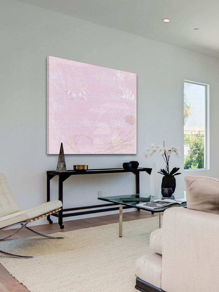 "Butterfly VI" Painting Print on Canvas by Aryai